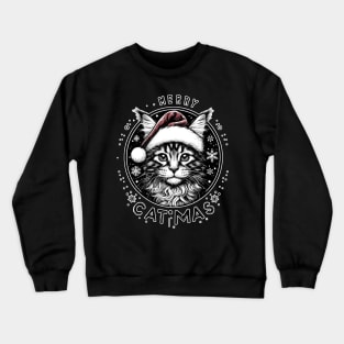 Merry Catmas Maine Coon Crewneck Sweatshirt